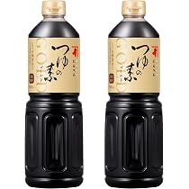 Amazon.co.jp: にんべん つゆの素ゴールド 1L×2本セット (3倍濃厚) [大